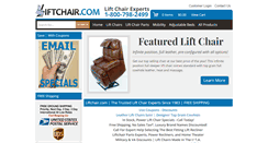 Desktop Screenshot of liftchair.com