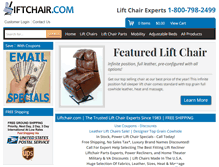 Tablet Screenshot of liftchair.com